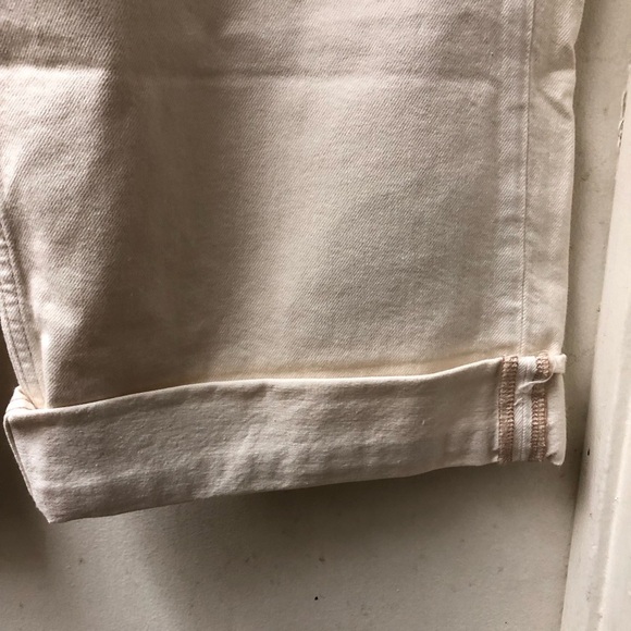 NWT We The Free FP Palmer Cuffed Jeans | Eggshell - Picture 14 of 15